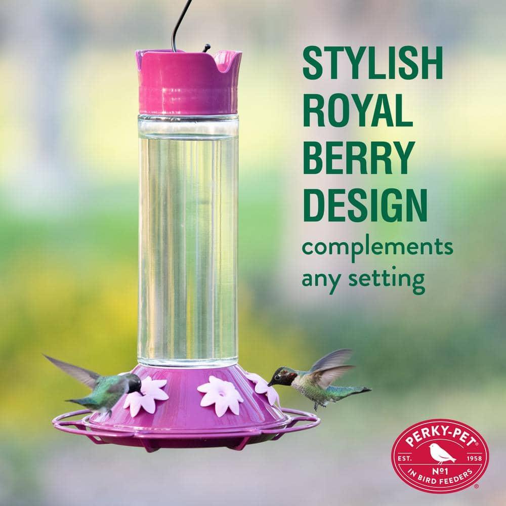 Perky-Pet Our Best Royal Berry Hummingbird Feeder - 30 oz Capacity