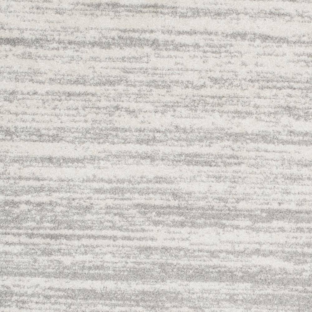 Adirondack ADR113 Machine Made Indoor Area Rug - Ivory/Silver - 4' Round - Safavieh