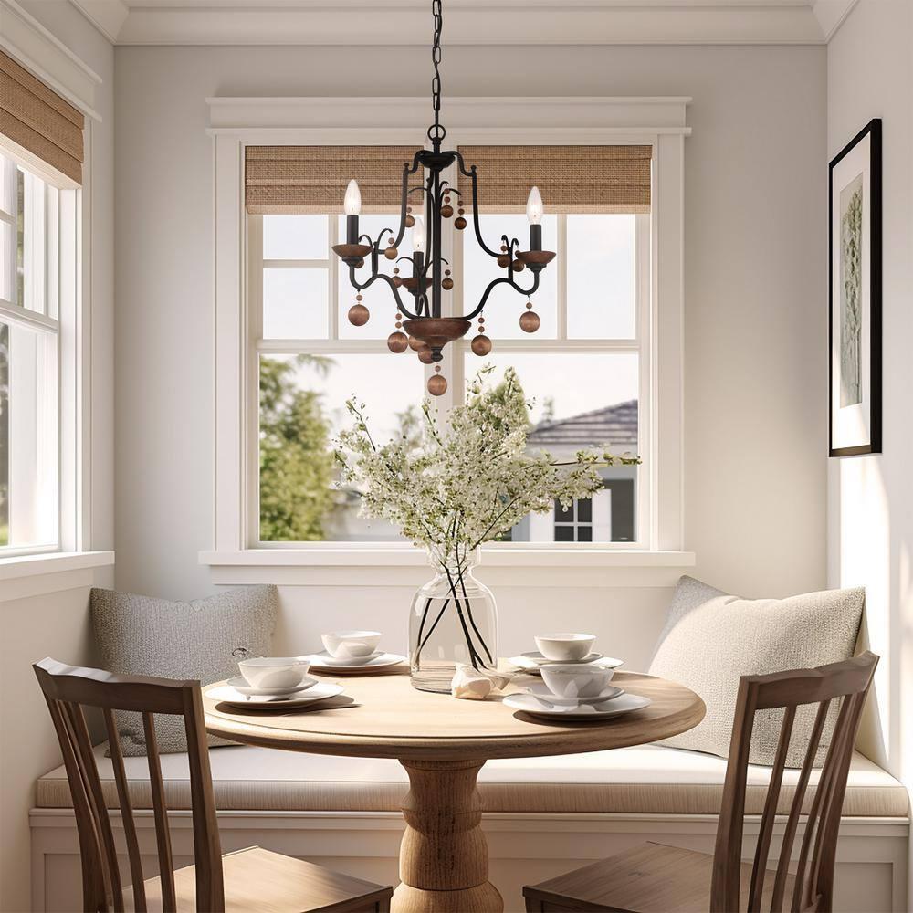 Minka Lavery - Colonial Charm - 3 Light Chandelier-21.5 Inches Tall and 18.75