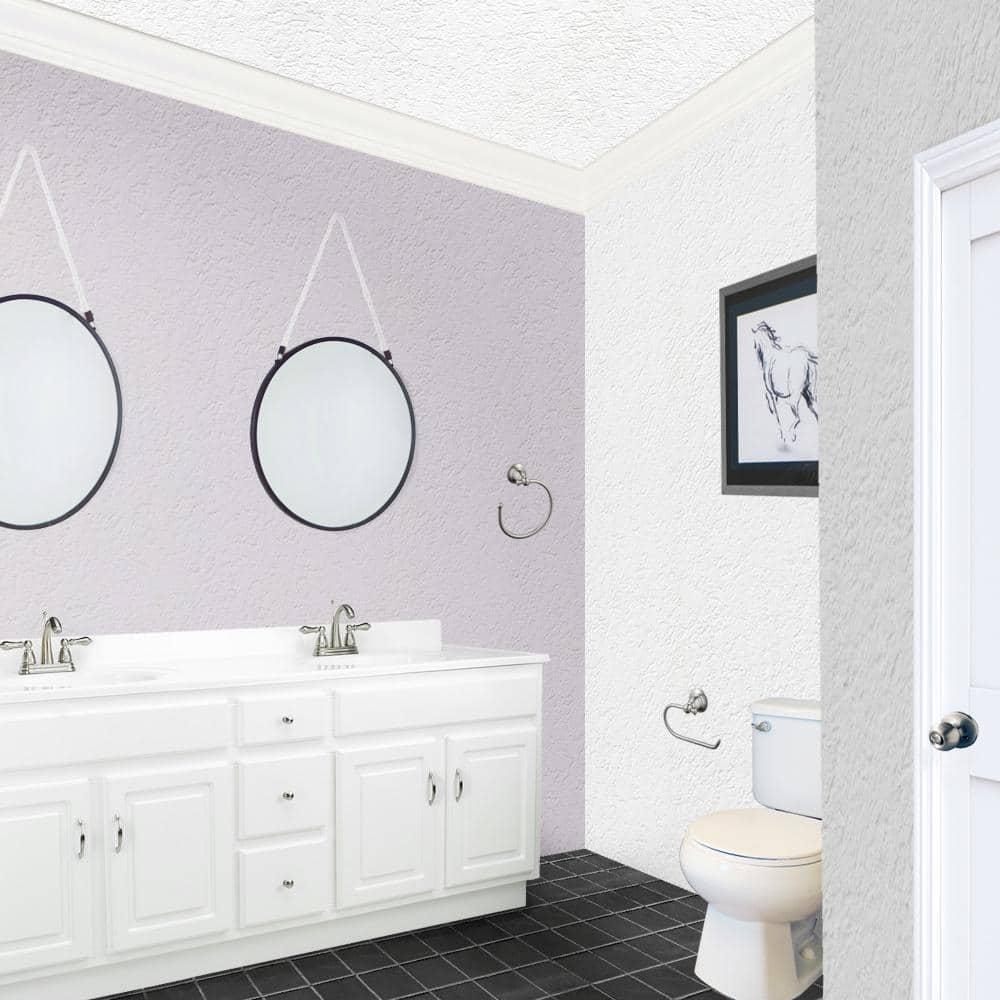 Design House 561076 Oakmont Traditional Towel Ring for Bathroom Bedroom Closet or Kitchen, Satin Nickel