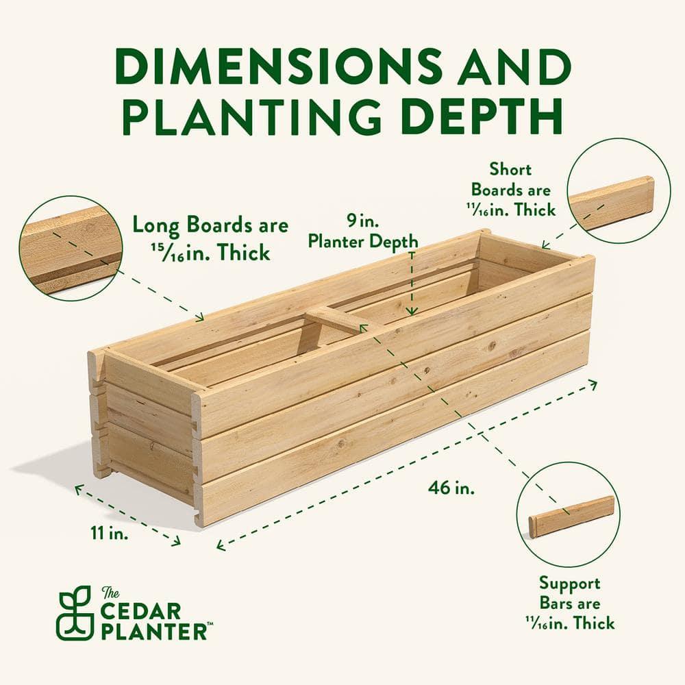 Greenes Fence Greenes Fence Cedar Wood Planter Box Wood Planter Box