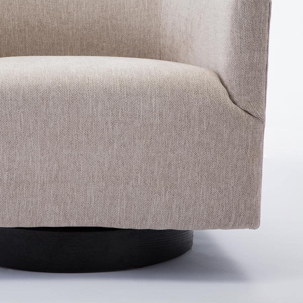 Donovan Upholstered Swivel Barrel Chair