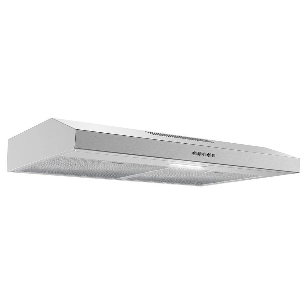 Streamline Bath Streamline Carmine 30" 80 Cubic Feet Per Minute Ducted Under Cabinet Range Hood with Mesh Filter and Light Included