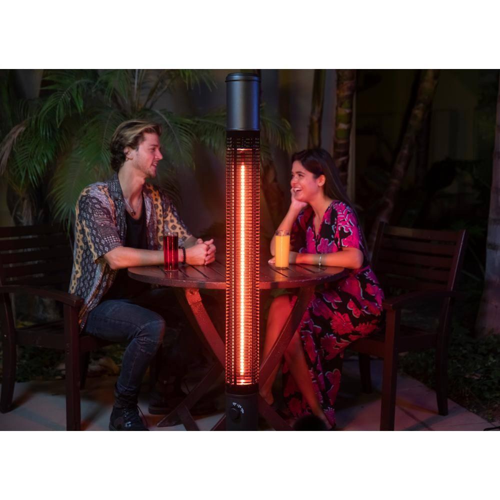 59" 1500 Watt Electric Standing Patio Heater
