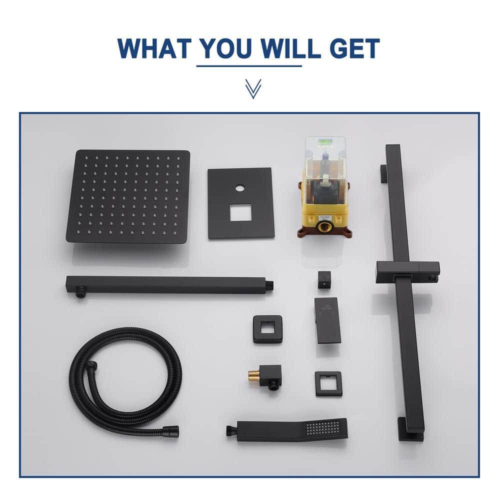 Pressure-Balanced (Temperature And Volume) All-In-One Kit with Rough in-Valve