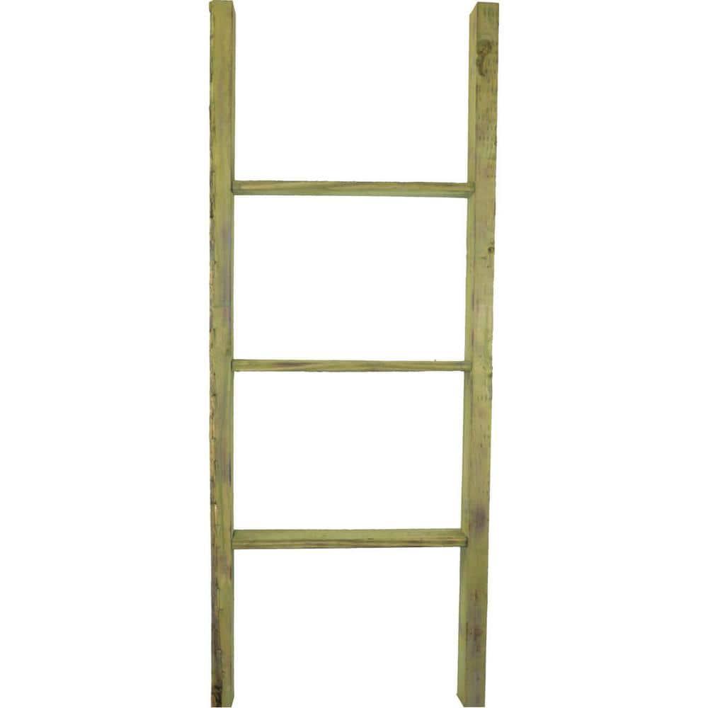 Ekena Millwork Vintage Farmhouse Rung Decorative Ladder