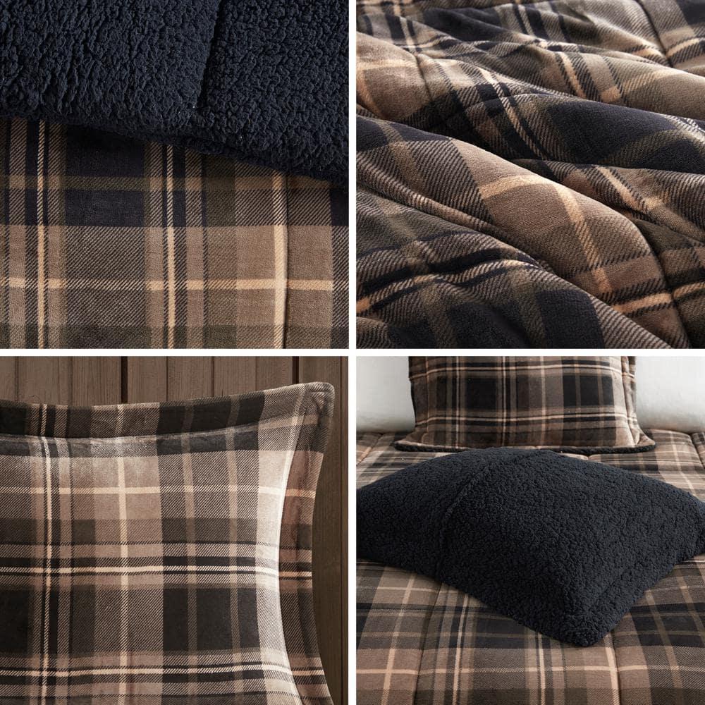 Woolrich Woolrich Alton Plush to Sherpa Down Alternative Comforter Set