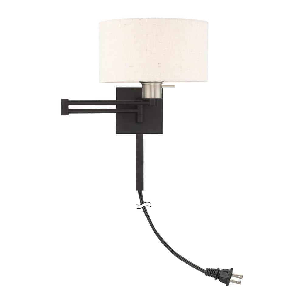 Livex Lighting 1 - Light Wall Light in  Black