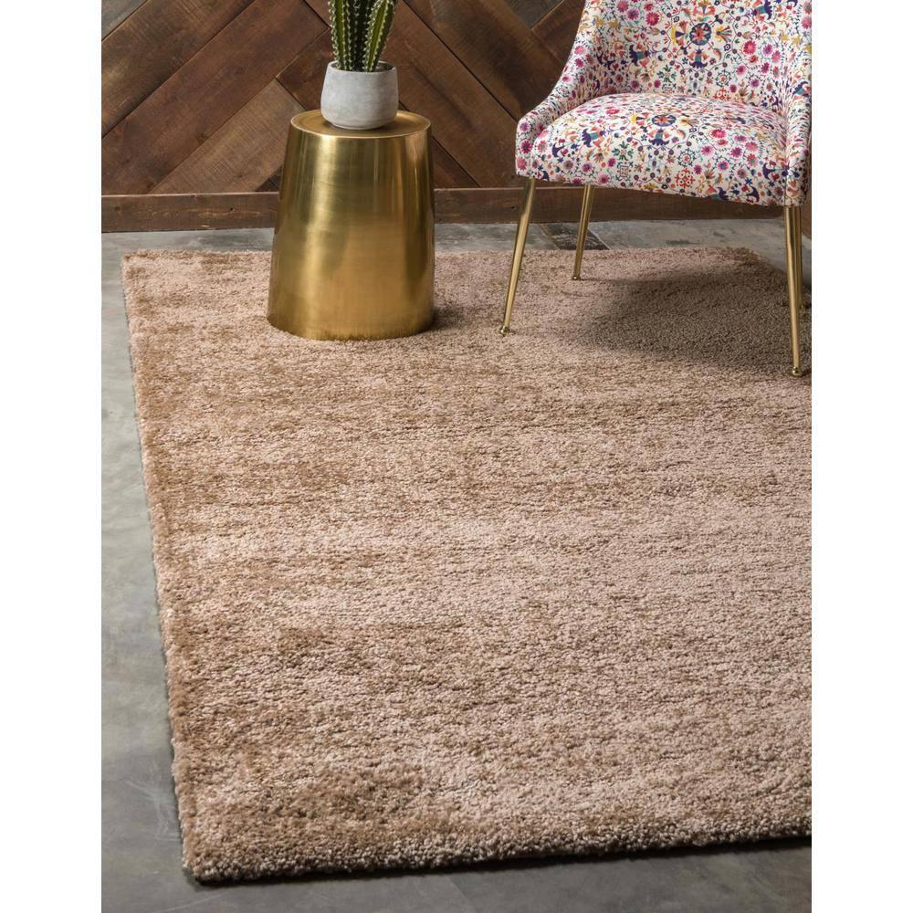Unique Loom 5' 0 x 7' 7 Solo Calabasas Light Brown Area Rug
