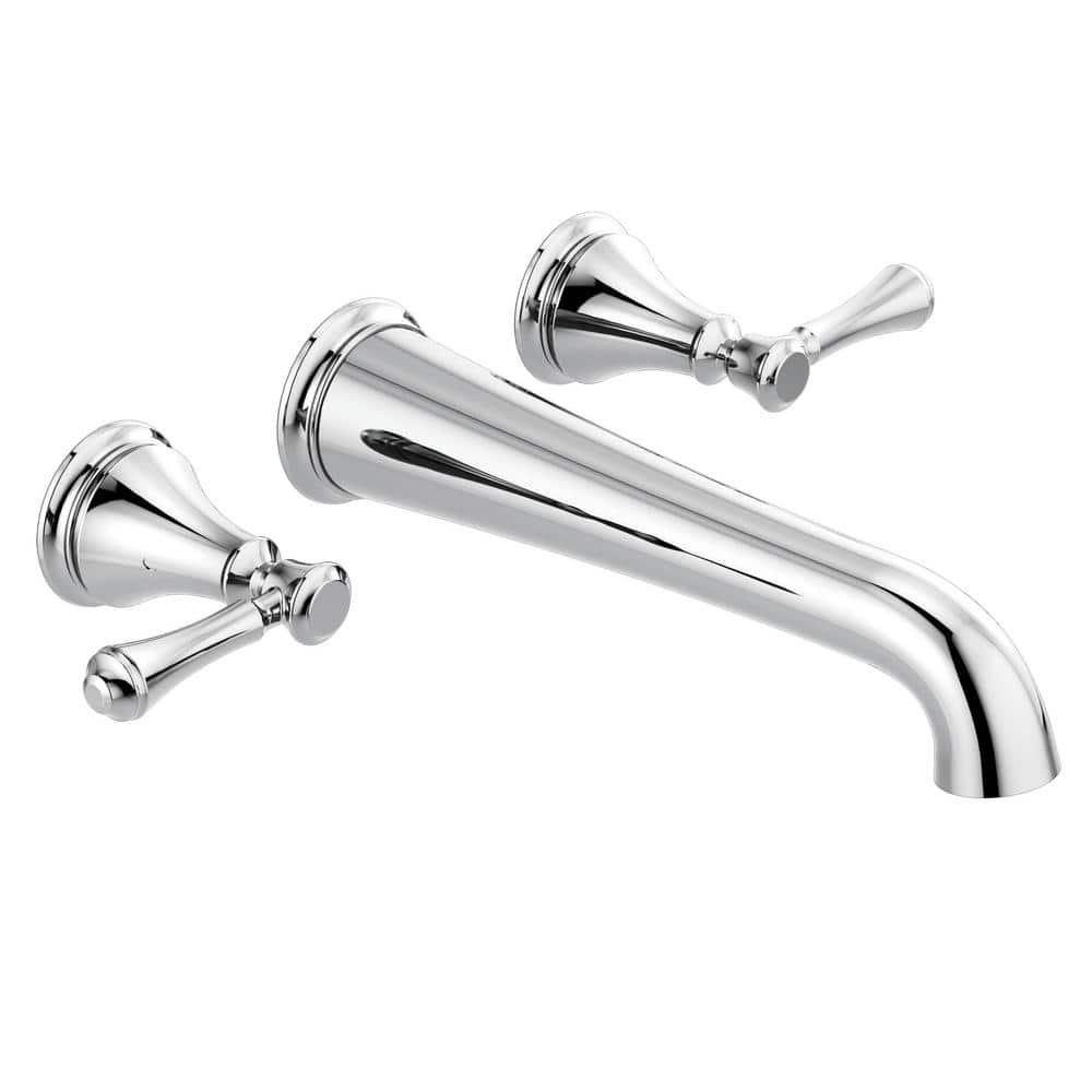 Cassidy Double Handle Wall Mounted Tub Spout Trim