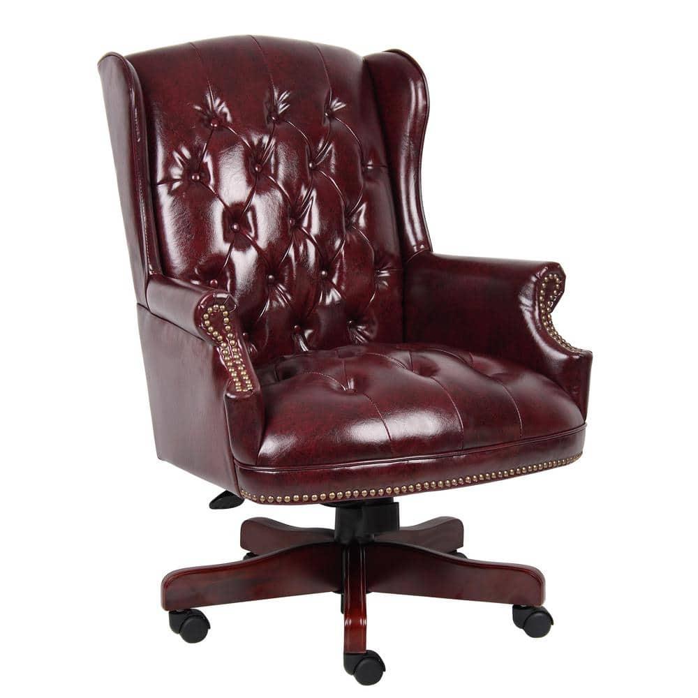 Boss Office Products Traditional Vinyl Executive Chair