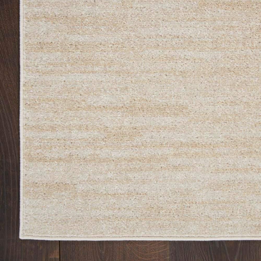 Nourison Essentials Easy Care Indoor Outdoor Area Rug - Ivory Beige 8' x 11'