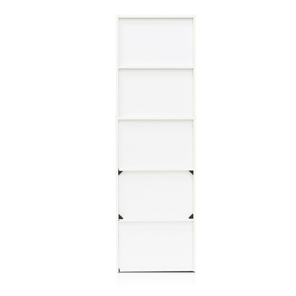 Furinno 5 Cube Reversible Storage Bookcase Open Shelf Organzier Horizontal Vertical,Pink