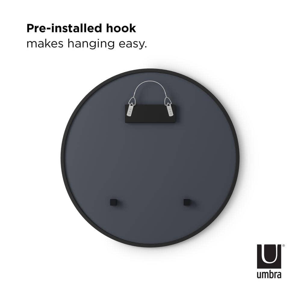 Hub Rubber Round Mirror