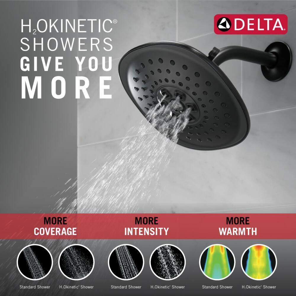 Universal Showering Components Shower Head in Matte Black