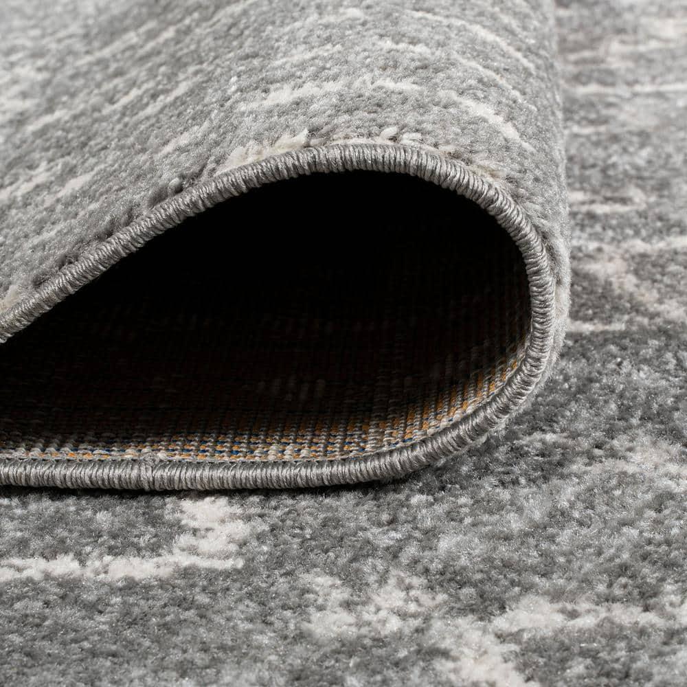JONATHAN Y Moroccan HYPE Boho Vintage Diamond Gray/Ivory 3 ft. x 5 ft. Area Rug