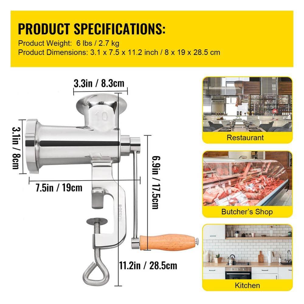 VEVOR VEVOR Stainless Steel Manual Sausage Stuffer