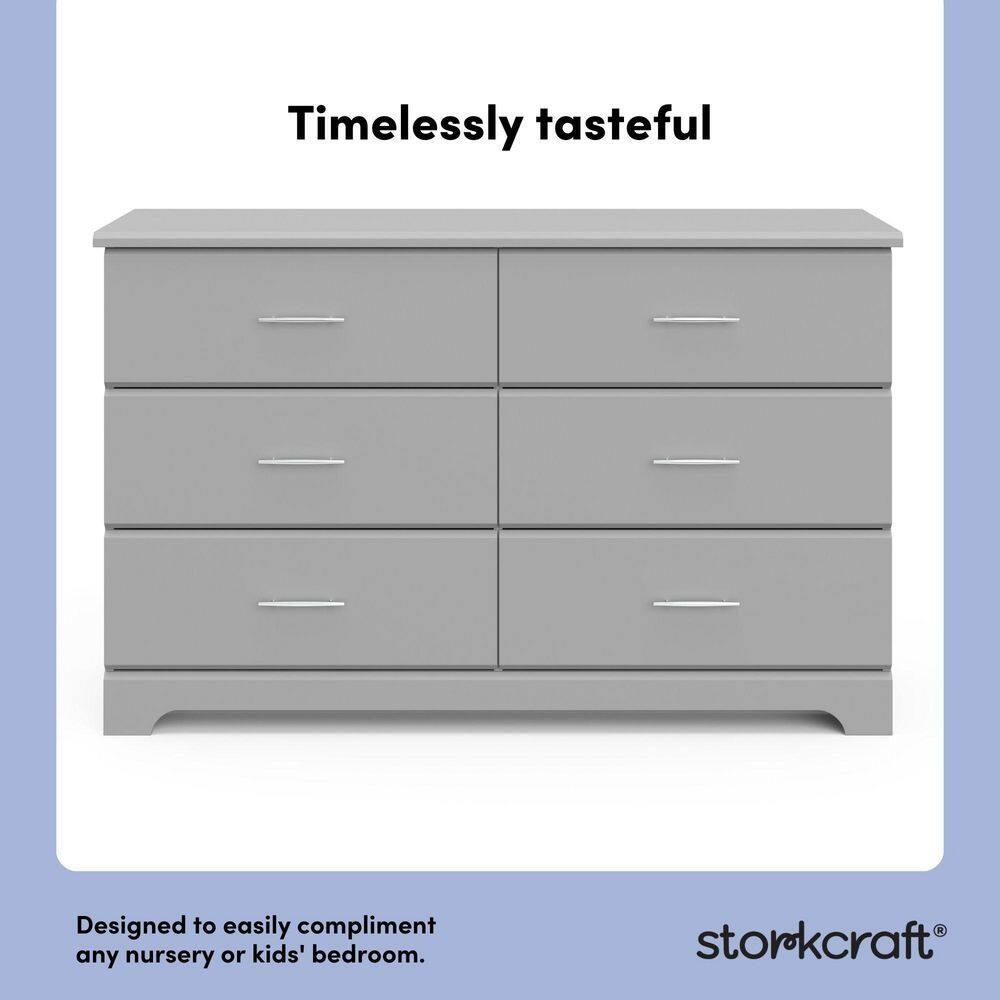 Brookside 6 Drawer Double Dresser