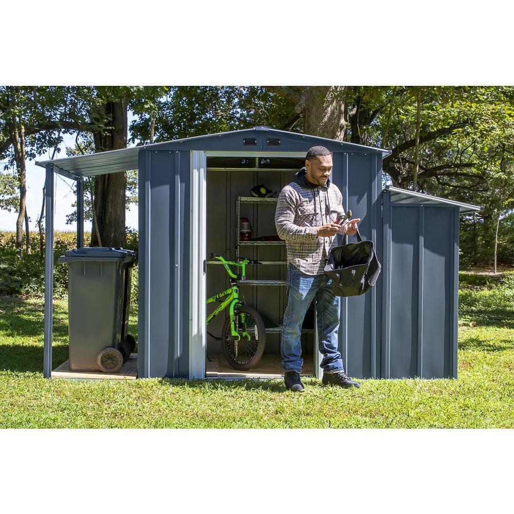 Arrow 3-In-1 Steel Utility Shed