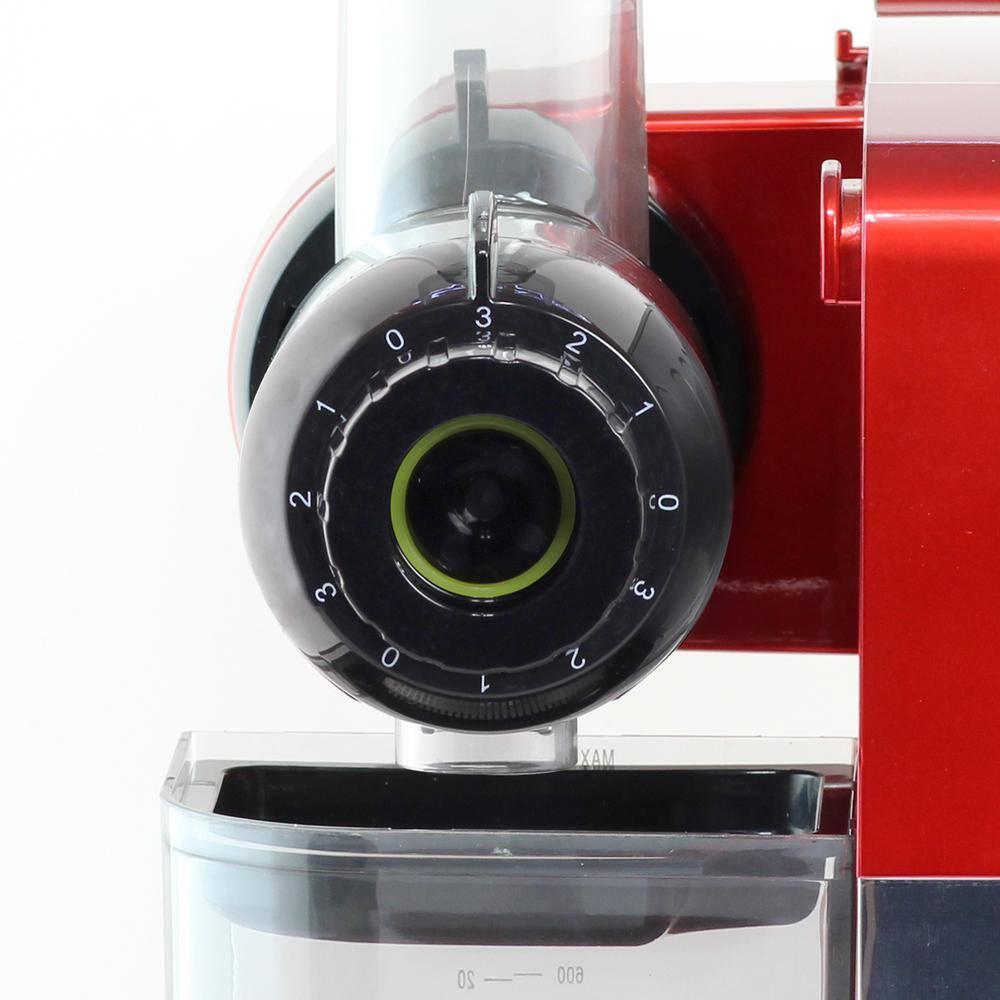 Red Cold Press 365 Masticating Slow Juicer with On-Board Storage