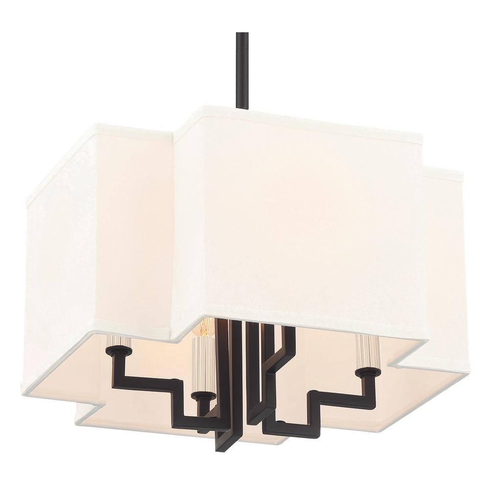 Minka Lavery - Upham Estates - 4 Light Convertible Pendant-9.63 Inches Tall and