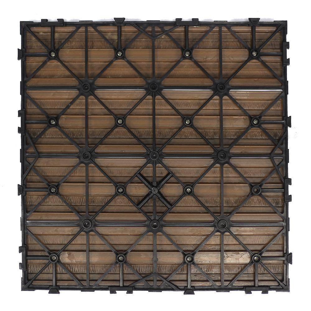 UltraShield Naturale Composite 12" x 12" Interlocking Deck Tile