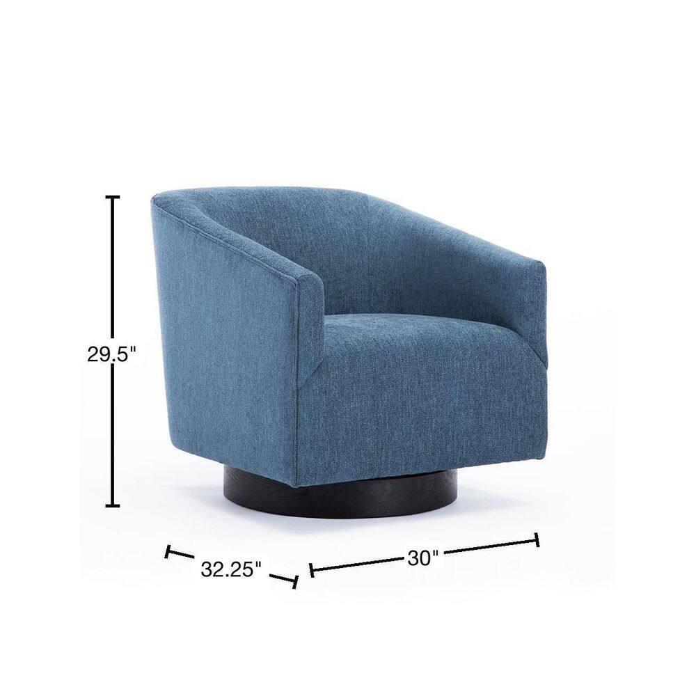 Donovan Upholstered Swivel Barrel Chair