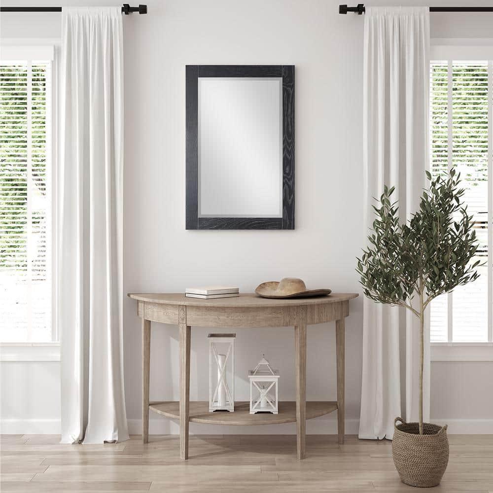 Ivy Wood Flat Wall Mirror
