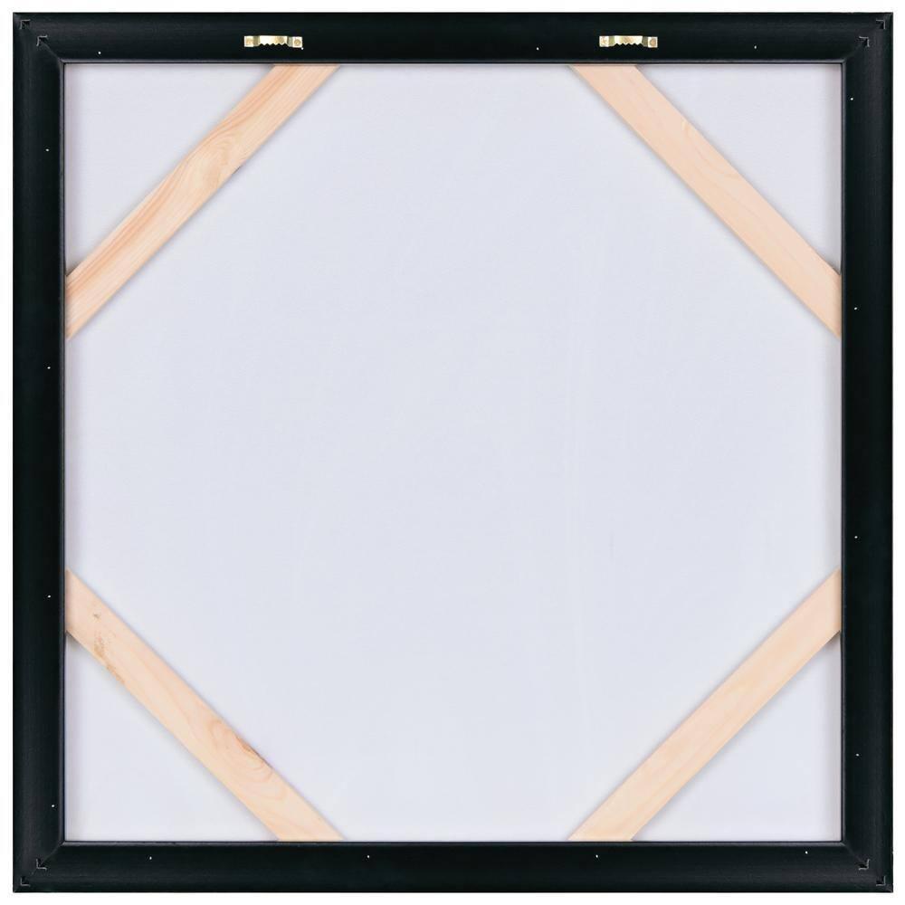 "Ocean Waves II" Crystallus Epoxy Coated Wrapped Framed Glossy Blue Canvas Wall Art with Heavy Acrylic Crystal Shards Embellishments