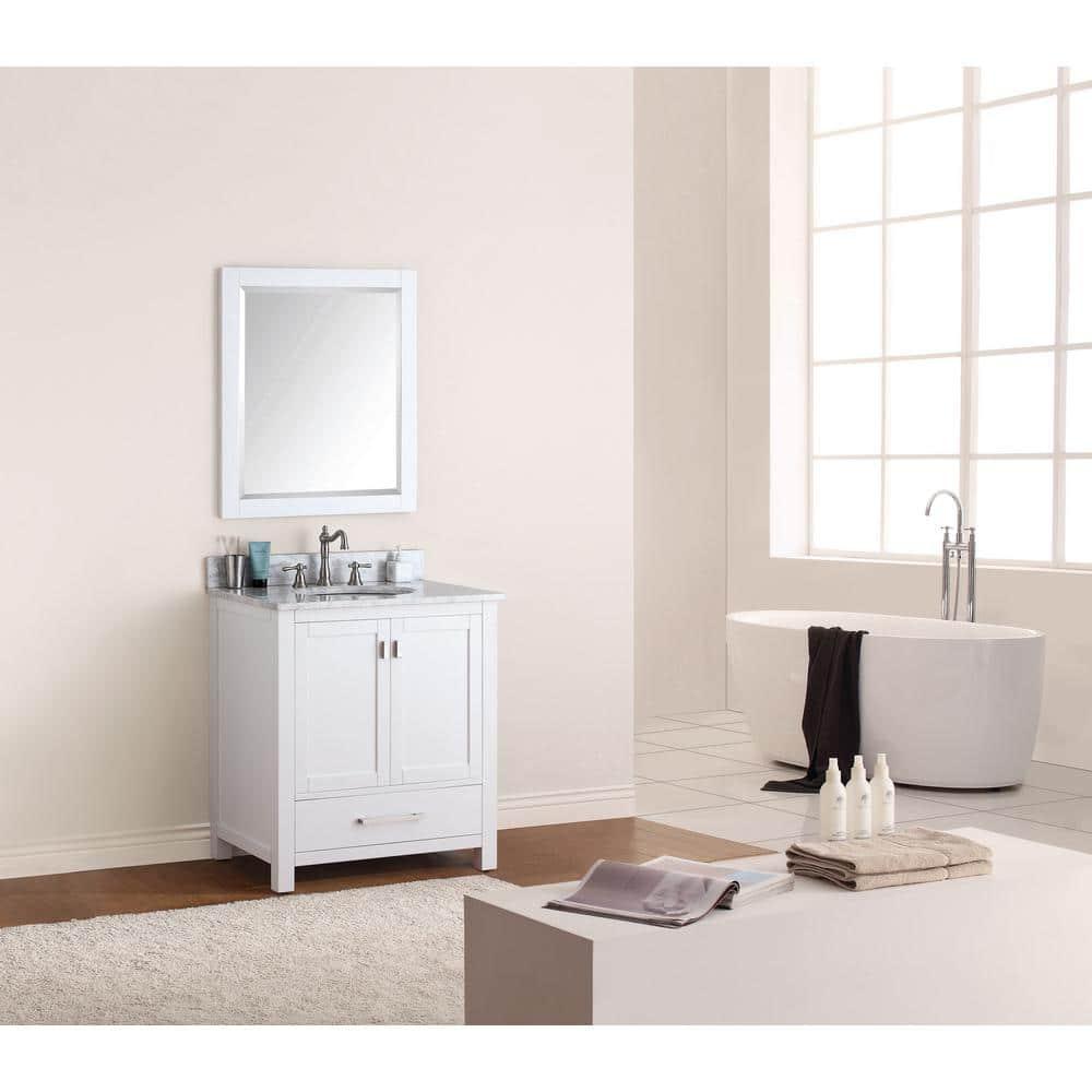 Avanity Modero-V30 Modero 30" Single Free Standing Wood Vanity Cabinet Only - White