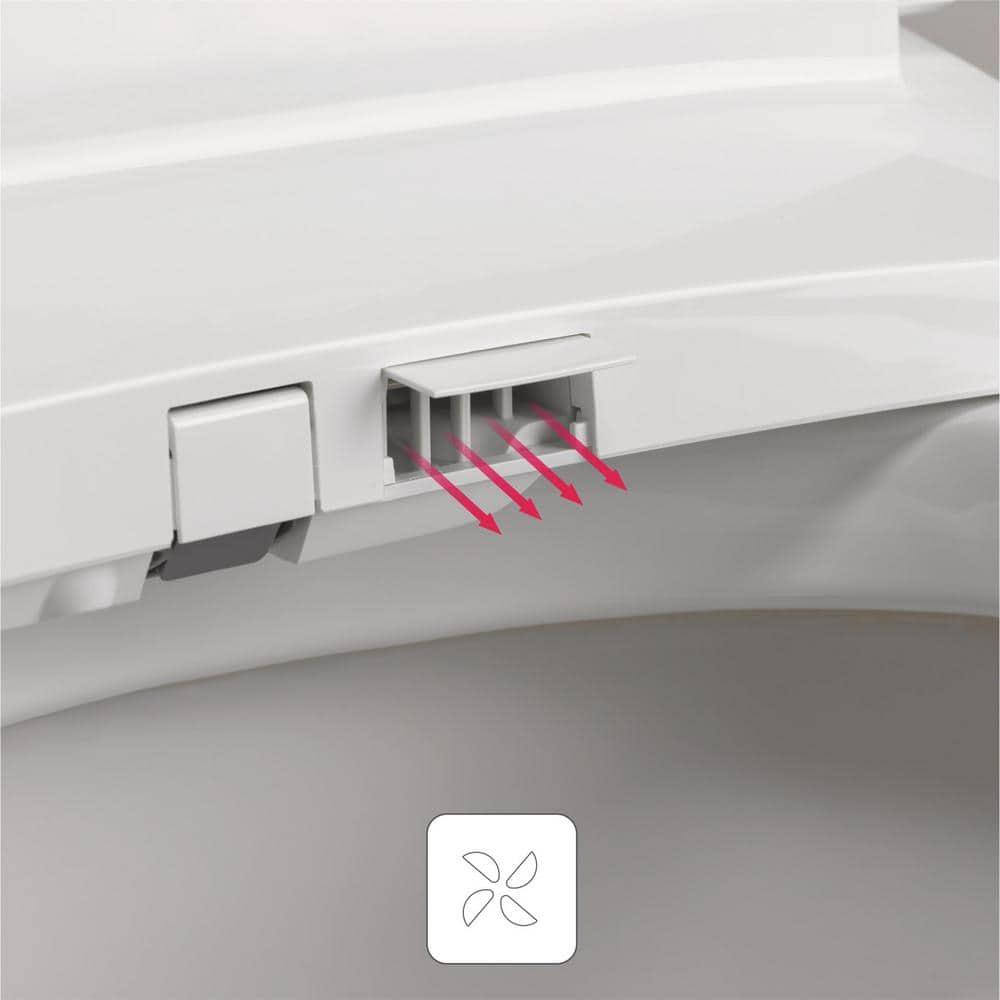 Refresh Elongated Electric Bidet Toilet Seat