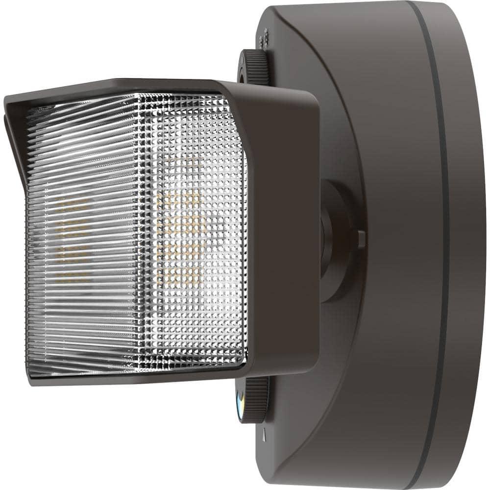 Lithonia Lighting 2 - Head Hardwired Dusk to Dawn Outdoor Security Flood Light