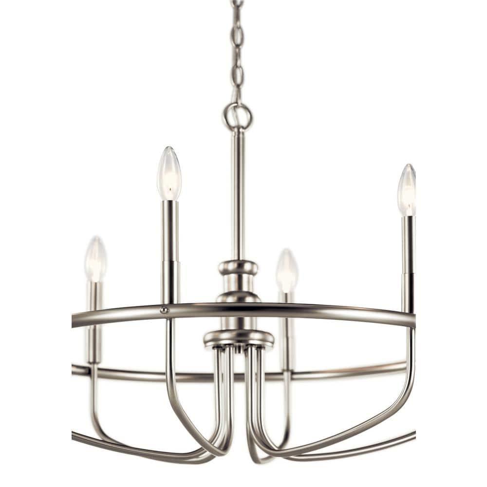 Kichler Lighting Capitol Hill 6 - Light Chandelier in  Brushed Nickel