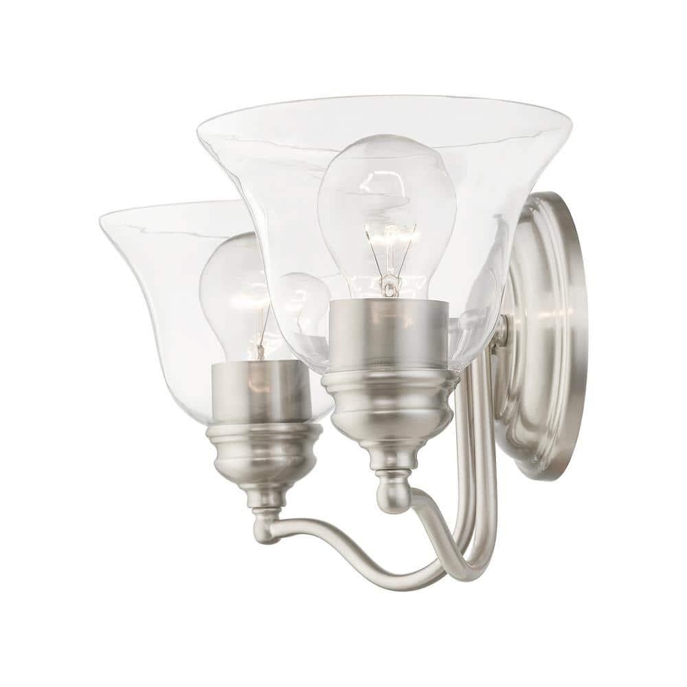 Livex Lighting Moreland 2 - Light Vanity in  Brushed Nickel