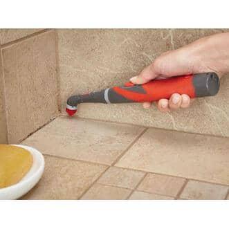Rubbermaid Power Scrubber with 1 All-Purpose Scrubbing Head and 1 Grout Scrubbing Head