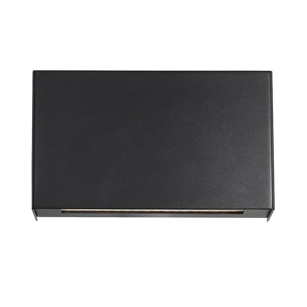 Black Aluminum Dimmable Direct Wired Electric Sconce