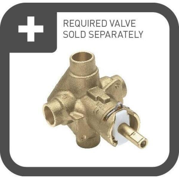Eva Pressure Balance Tub and Shower Faucet Trim with Lever Handle and Posi-Temp
