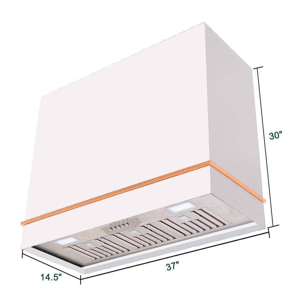 Akicon 36" 600 CFM Ducted (Vented) Wall Range Hood