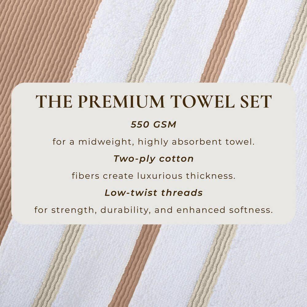 FreshFolds Cotton Blend Decorative 6-Piece Towel Set
