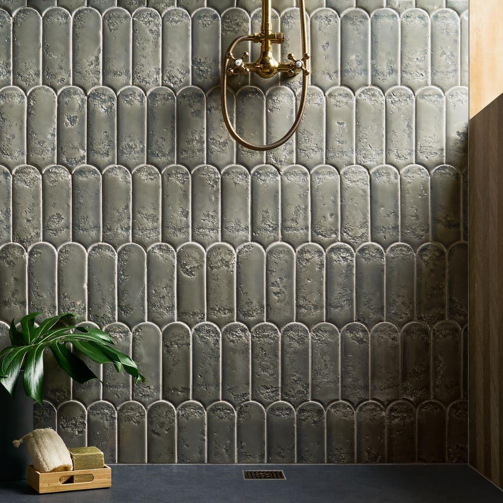 Bond Tile Airy 2.83 In. X 7.68 In. Textured Glossy Ceramic Wall Tile (5.16 Sq. Ft. / Case)