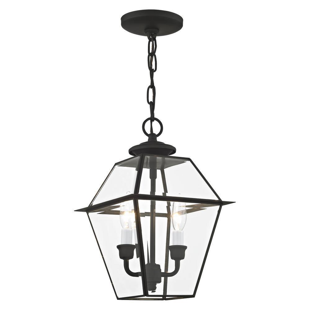 Livex Lighting Westover 2 - Light Pendant in  Black