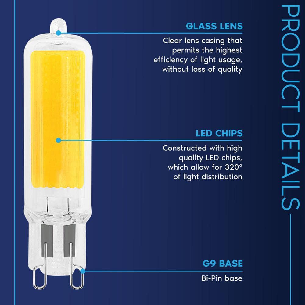 50 Watt Equivalent T4 G9/Bi-pin Dimmable LED Bulb
