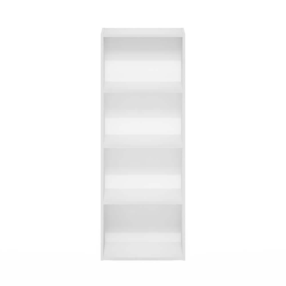 Luder 4-Tier Open Shelf Bookcase, White