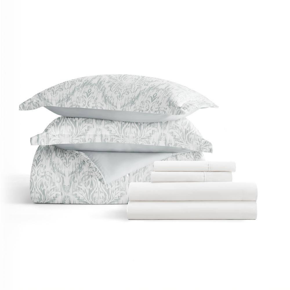 IEnjoy Home 7-Piece Bedding Bundle - Pattern Comforter and Sheet Set