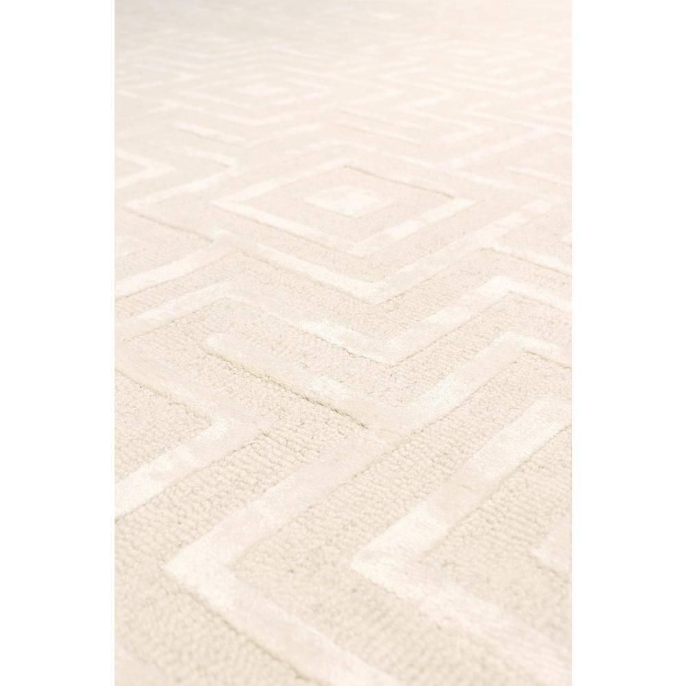 Pasargad Edgy Hand-Tufted Ivory Area Rug
