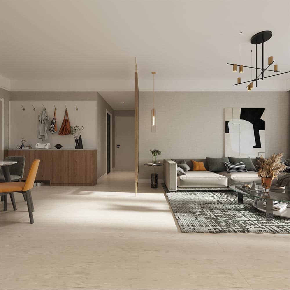 BaseCore Hex Pistachio 12 MIL x 5.75 in. W Waterproof Peel and Stick Vinyl Plank Flooring (21.5sqft/case)