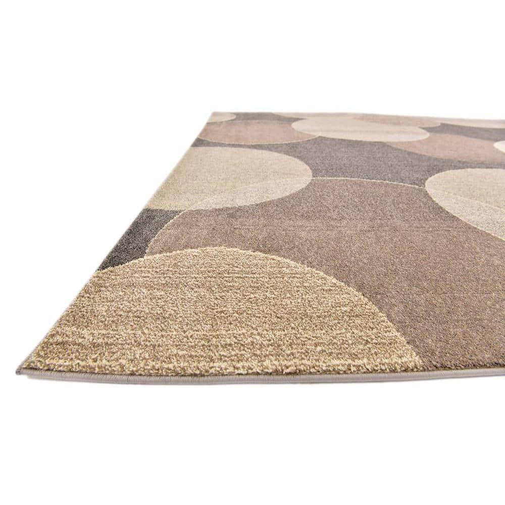 Unique Loom 8' 0 x 10' 0 Gray Chromatic Seaside Area Rug