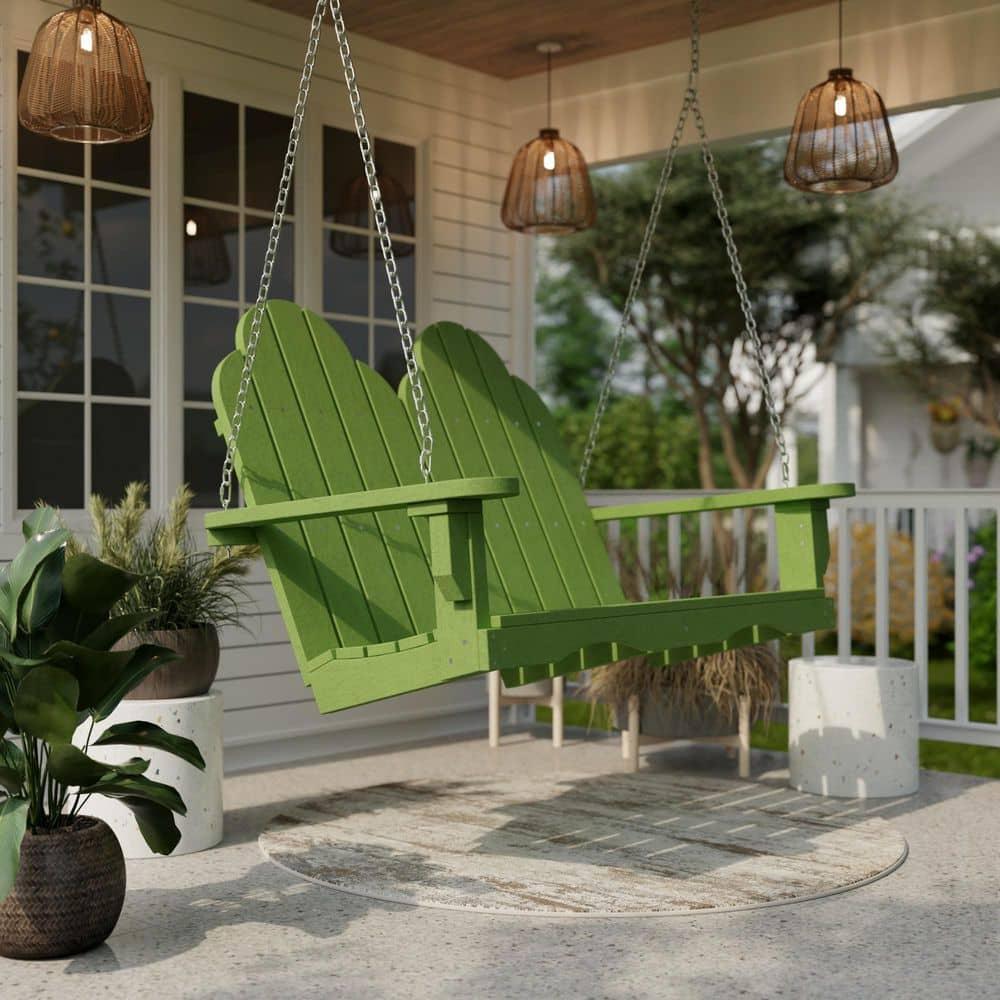 Classic Adirondack Porch Swing