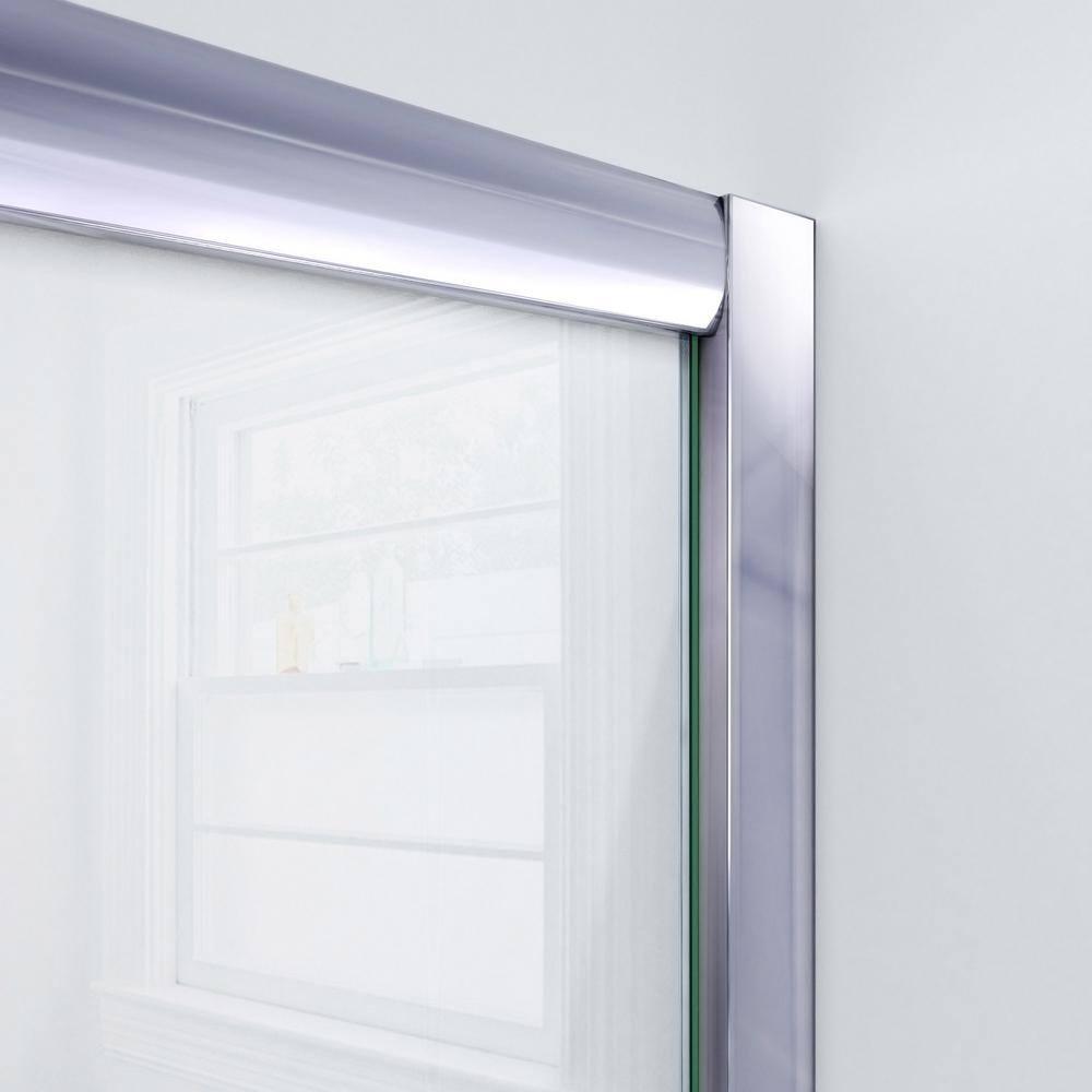 Visions 60" W x 74.75" Semi-Frameless Shower Encolusure