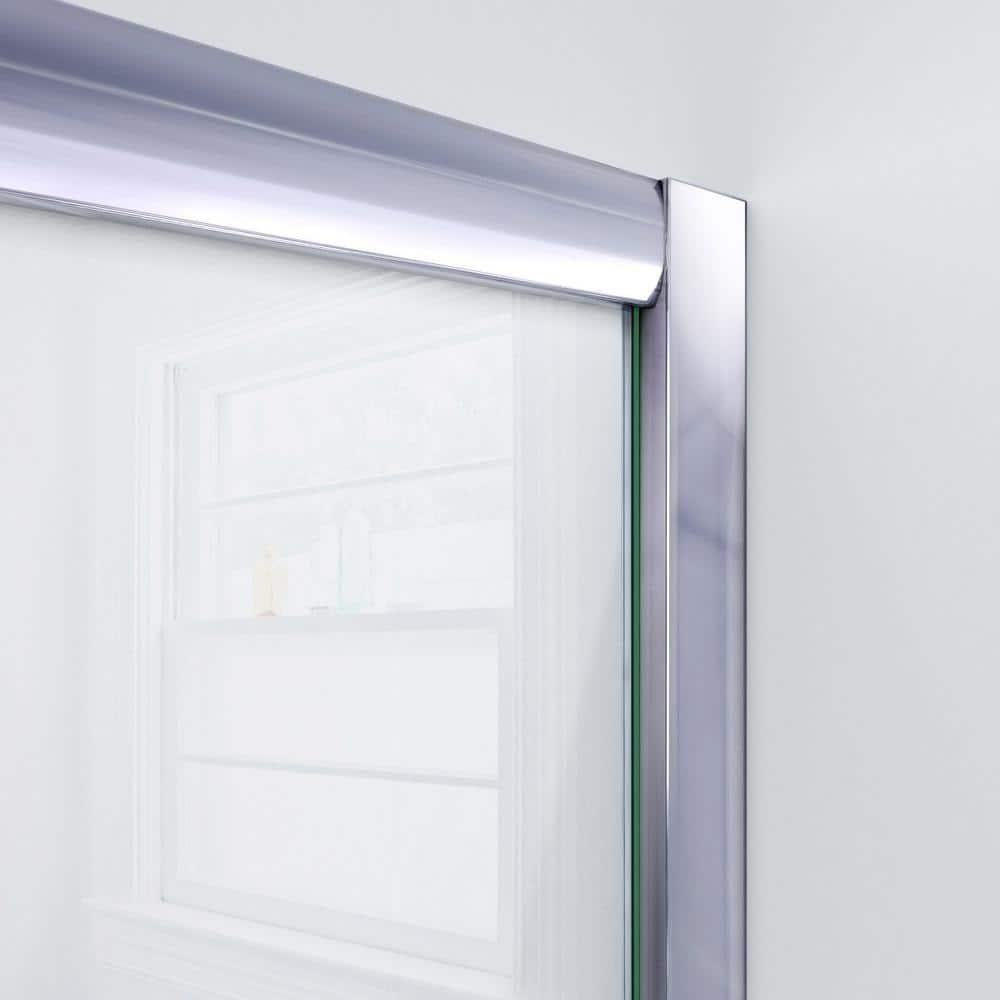 Visions 60" W x 74.75" Semi-Frameless Shower Encolusure
